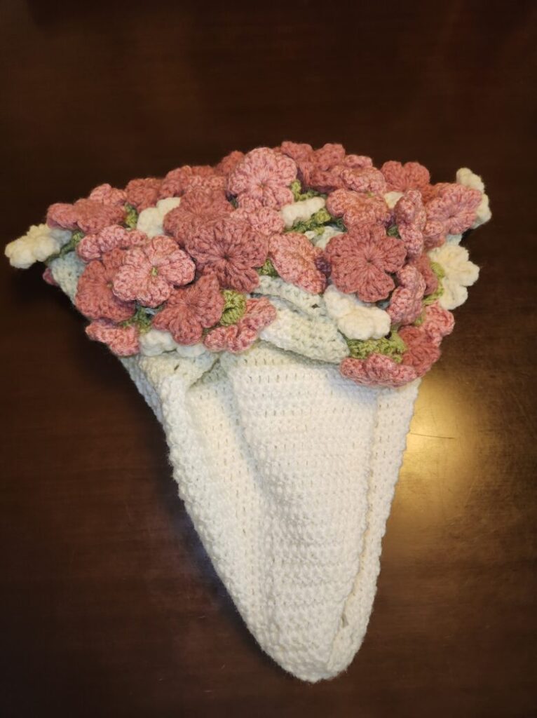 花束ブランケット