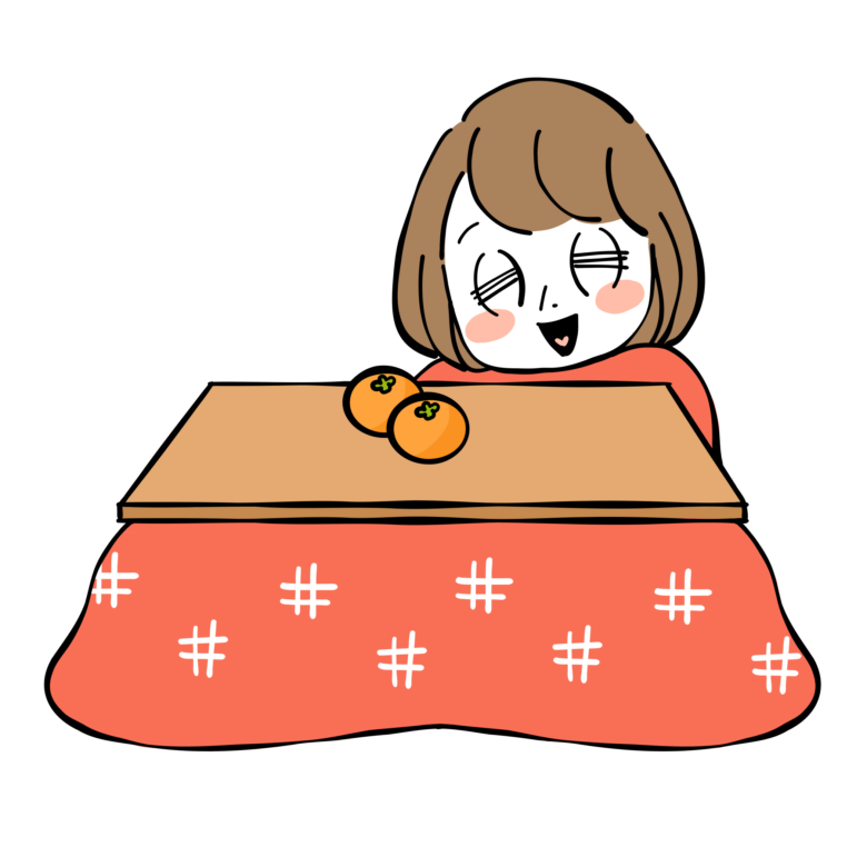 こたつでミカン